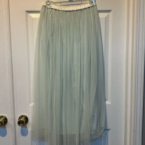 Tutu Du Monde Sheer Tulle Skirt - Soft mint